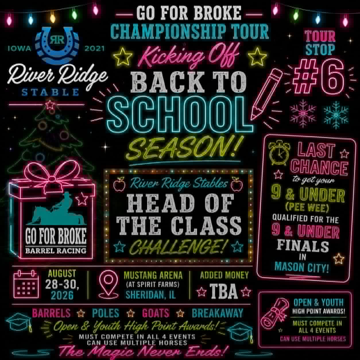 Go For Broke Tour Stop #6 &mdash; Back to School flyer